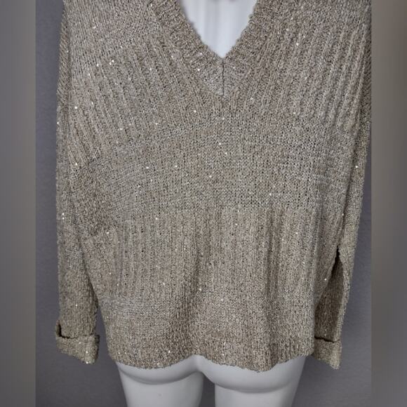 Jack By BB Dakota Sequin Arrangements Sweater Size Medium - Picture 7 of 13